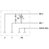 Phoenix Contact SAC-3P- 3,0-PVC/A-1L-Z 1415905 Klepstekker met aangegoten kabel Zwart Inhoud: 1 stuk(s)