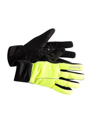 Craft Siberian 2.0 fietshandschoenen geel/zwart unisex