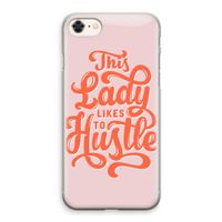 Hustle Lady: iPhone 8 Transparant Hoesje
