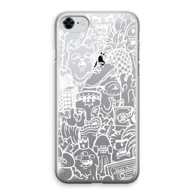 Vexx Mixtape #2: iPhone 8 Transparant Hoesje