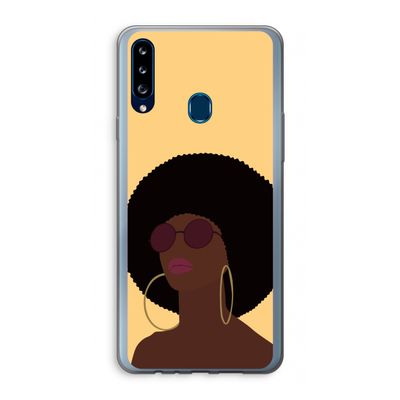 Golden hour: Samsung Galaxy A20s Transparant Hoesje
