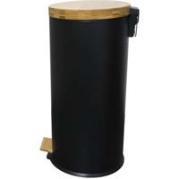 KEUKEN MOVE Pedaal Keukenafvalbak Bos - 30L - Mat Zwart