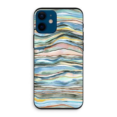 Watercolor Agate: iPhone 12 mini Biologisch afbreekbaar hoesje