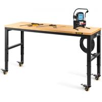 VEVOR in hoogte verstelbare werkbank opspantafel 122x61x104cm werktafel 1600lbs