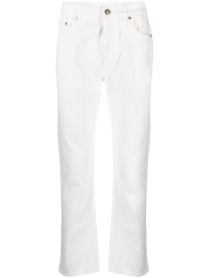 Palm Angels jean droit à logo embossé - Blanc