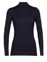 Icebreaker 260 Tech LS Turtleneck Dames Thermoshirt Midnight Navy M