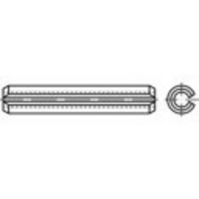 TOOLCRAFT TO-5379378 Spanstiften RVS 100 stuk(s)