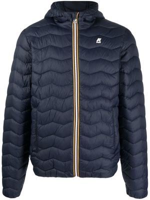 K-Way doudoune à patch logo - Bleu