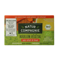 Groentebouillon zonder gist bio 8 Stuks