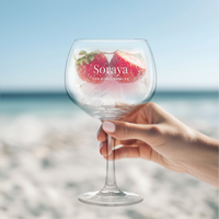 Gin Tonic glas graveren (2 stuks)