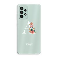 Pink Bouquet: Samsung Galaxy A52s 5G Transparant Hoesje