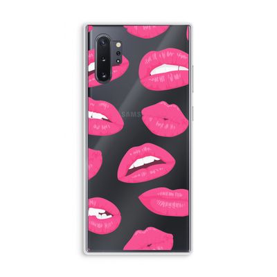 Bite my lip: Samsung Galaxy Note 10 Plus Transparant Hoesje