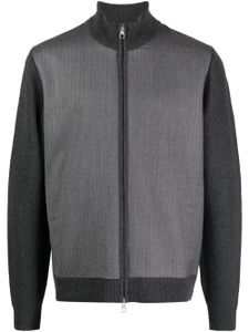 Dunhill cardigan à design à empiècements - Gris