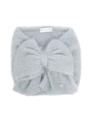 Monnalisa écharpe à breloque cœur - Gris