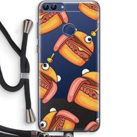 Hamburger: Huawei P Smart (2018) Transparant Hoesje met koord Hamburger: Huawei P Smart (2018) Transparant Hoesje met koord