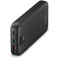 Hama PD 10 Power Pack 10000 mAh 3 Outputs 2x USB-C 1x USB-A Powerbank Grijs Hama PD 10 Power Pack 10000 mAh 3 Outputs 2x USB-C 1x USB-A Powerbank Grijs