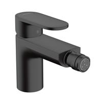 Hansgrohe Vernis Blend ééngreeps bidetkraan met PopUp trekwaste (metaal), mat zwart
