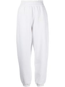 Alexander Wang logo-print track pants - Blanc