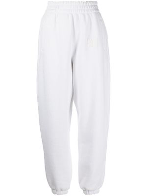Alexander Wang pantalon de jogging à logo imprimé - Blanc