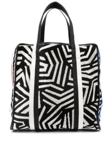 Missoni Home sac cabas en éponge à motif abstrait - Noir