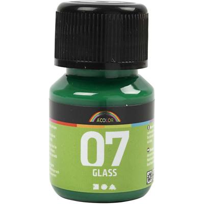 Creativ Company Permanente glasverf - briljant groen, 30ml