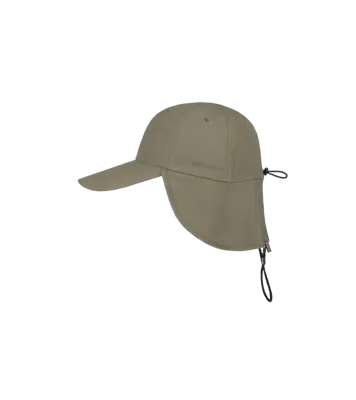 Hatland Dean - Zonnepet met lange klep en nekflap - S/M - Olive