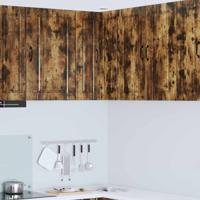 Keukenkast met plank Gerookt eiken 57 x 57 x 80 cm Bewerkt hout