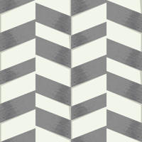 Grijze chevron geometrisch behang