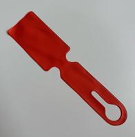 Kofferlabel 55x230mm oranje 250 stuks