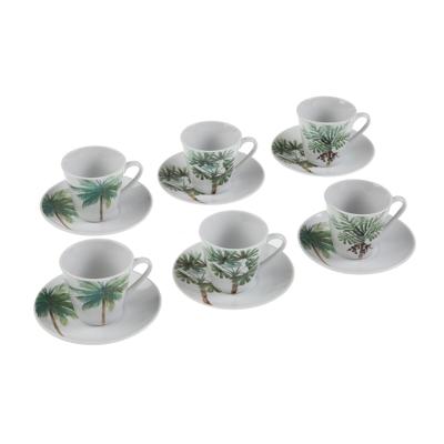 Set van Kopje met Schotel Versa Porselein Lakens