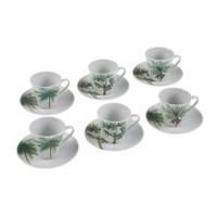Set van Kopje met Schotel Versa Porselein Lakens