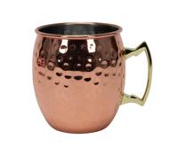 Cookinglife Moscow Mule - Cocktailbekers - Koper - 500 ml - 6 Stuks