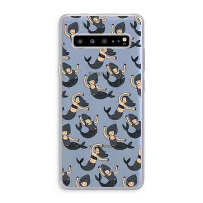 Zeemeermin: Samsung Galaxy S10 5G Transparant Hoesje