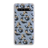 Zeemeermin: Samsung Galaxy S10 5G Transparant Hoesje