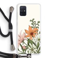 Floral bouquet: Samsung Galaxy A71 Transparant Hoesje met koord