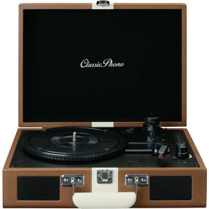 Lenco Classic Phono TT-120BNWH - Plattenspieler mit Bluetooth®-Empfang Platenspeler