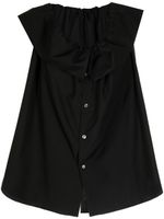 Comme Des Garçons Comme Des Garçons chemise sans manches à volants - Noir