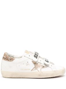 Golden Goose baskets Old School en cuir - Blanc