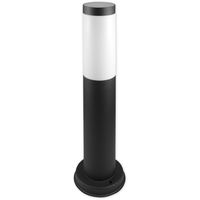 LED Tuinverlichting - Staande Buitenlamp - Prixa Malini - RVS - Mat Zwart - E27 Fitting - Rond - 45cm