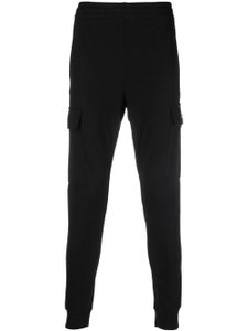 Ea7 Emporio Armani pantalon cargo à logo imprimé - Noir