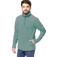 Fleece trui - sky groen - warme sweater - voor heren - polyester 2XL  -