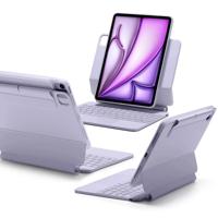 iPad Air 11" (M4) 2026 Rebound Magnetic Keyboard Case 360 - US Layout-Purple