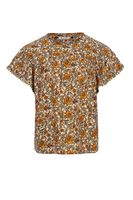 LOOXS Little Meisjes blouse - Oranje floral - thumbnail