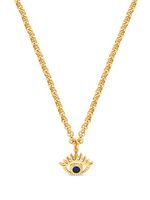 Nialaya Jewelry collier à pendentif Evil Eye - Or