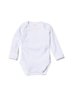 HEMA Romper Organic Katoen Stretch - 2 Stuks Wit (wit)