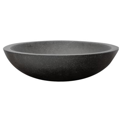 Differnz Puur waskom terrazzo | zwart | Ø 45 x 12.5 cm