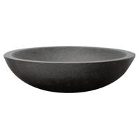 Differnz Puur waskom terrazzo | zwart | Ø 45 x 12.5 cm