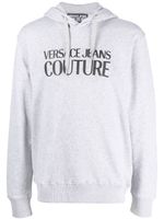 Versace Jeans Couture hoodie à logo imprimé - Gris