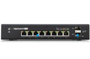 Ubiquiti EdgeSwitch 8 150W Managed L2/L3 Gigabit Ethernet (10/100/1000) Power over Ethernet (PoE) Zwart