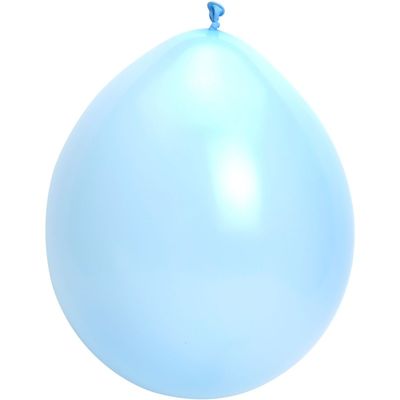 ballonnen lichtblauw, 10 stuks